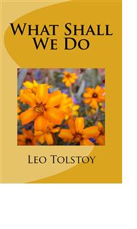 What Shall We Do - Leo Tolstoy - E-Book
