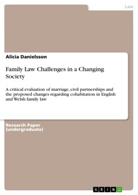 Family Law Challenges in a Changing Society - Alicia Danielsson - E-Book