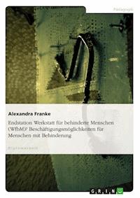 Endstation Werkstatt für behinderte Menschen (WfbM)? Beschäftigungsmöglichkeiten für Menschen mit Behinderung - Alexandra Franke - E-Book
