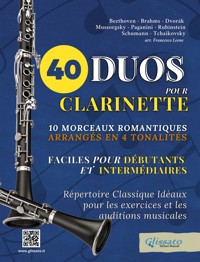 40 Duos pour Clarinette, Faciles pour débutants et intermédiaires - Johannes Brahms - E-Book