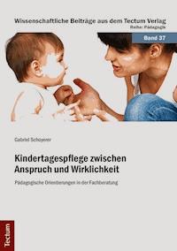 Kindertagespflege zwischen Anspruch und Wirklichkeit - Gabriel Schoyerer - E-Book
