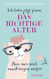 Ich habe jetzt genau das richtige Alter. Muss nur noch rauskriegen, wofür - Adrienne Friedlaender - E-Book