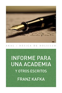 Informe para una academia - Franz  kafka - E-Book