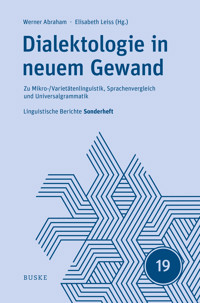 Dialektologie in neuem Gewand - - E-Book