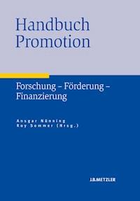 Handbuch Promotion -  - E-Book