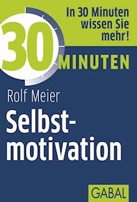 30 Minuten Selbstmotivation - Rolf Meier - E-Book