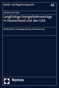 Langfristige Energielieferverträge in Deutschland und den USA - Antonia vom Dahl - E-Book