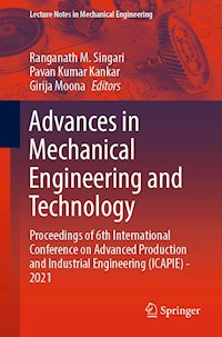 Advances in Mechanical Engineering and Technology -  - E-Book