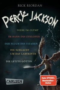 Percy Jackson: Percy Jackson und die griechischen Monster – Band 1-5 der mythischen Fantasy-Buchreihe in einer E-Box! - Rick Riordan - E-Book