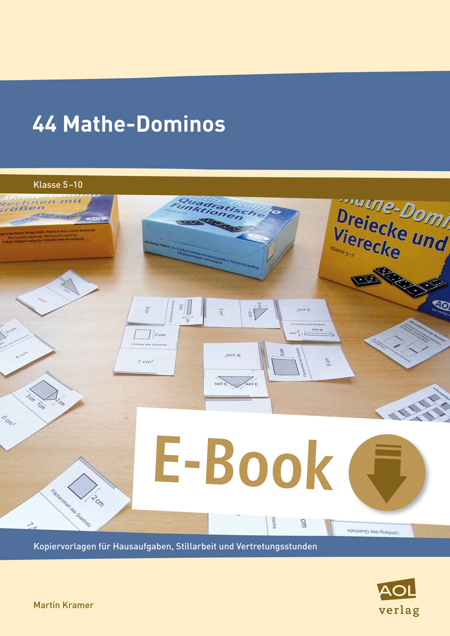 44 Mathe-Dominos - Martin Kramer - E-Book