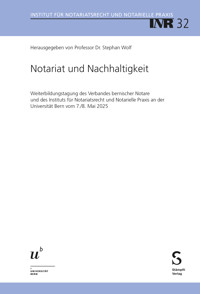 Notariat und Nachhaltigkeit -  - E-Book