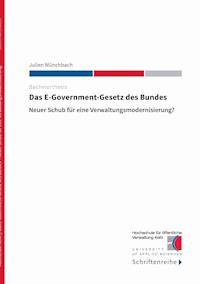 Das E-Government-Gesetz des Bundes - Julien Münchbach - E-Book