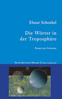 Die Wörter in der Troposphäre - Elmar Schenkel - E-Book