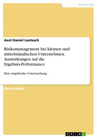 Risikomanagement bei kleinen und mittelständischen Unternehmen. Auswirkungen auf die Ergebnis-Performance - Axel Daniel Lantzsch - E-Book