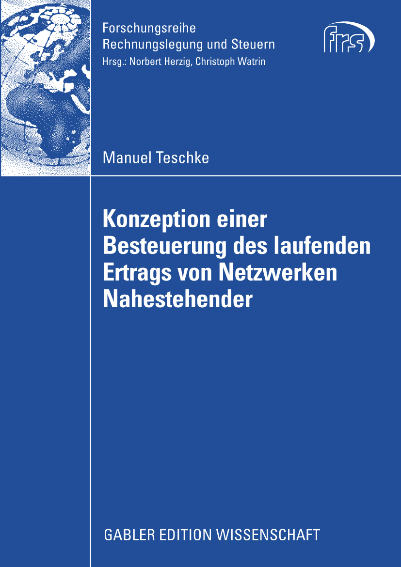 Konzeption einer Besteuerung des laufenden Ertrags von Netzwerken Nahestehender - Manuel Teschke - E-Book