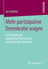 Mehr partizipative Demokratie wagen - Jan Labitzke - E-Book
