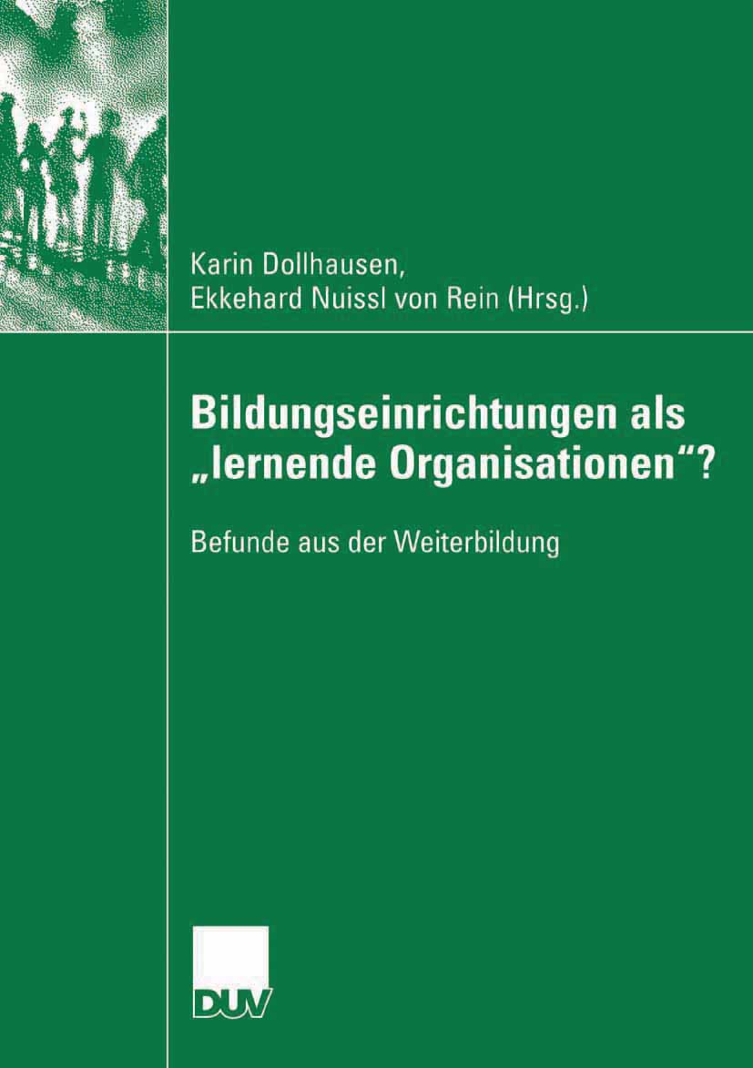Bildungseinrichtungen als "lernende Organisationen"? -  - E-Book