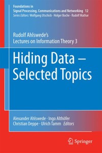 Hiding Data - Selected Topics - Rudolf Ahlswede - E-Book