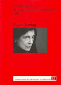 Friedenspreis des Deutschen Buchhandels / Susan Sontag - Susan Sontag - E-Book