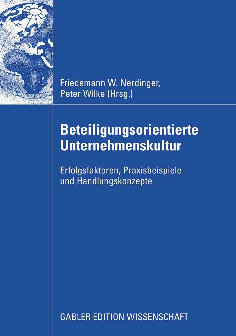 Beteiligungsorientierte Unternehmenskultur -  - E-Book