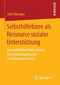 Selbsthilfeforen als Ressource sozialer Unterstützung - Julia Hünniger - E-Book