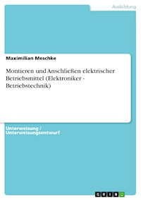 Montieren und Anschließen elektrischer Betriebsmittel  (Elektroniker - Betriebstechnik) - Maximilian Meschke - E-Book