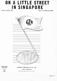 On A Little Street In Singapure - Peter De Rose - E-Book