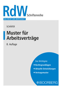Muster für Arbeitsverträge - Gerd Schäfer - E-Book