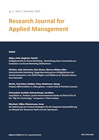 Research Journal for Applied Management - Jg. 1, Heft 2 - Cordelia Friesendorf - E-Book
