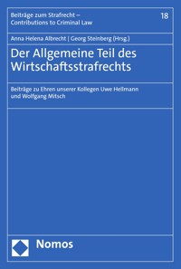 Der Allgemeine Teil des Wirtschaftsstrafrechts -  - E-Book