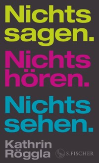 Nichts sagen. Nichts hören. Nichts sehen. - Kathrin Röggla - E-Book