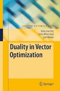 Duality in Vector Optimization - Radu Ioan Bot - E-Book