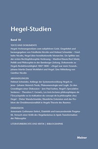 Hegel-Studien Band 10 - - E-Book