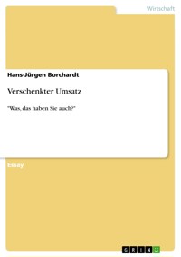 Verschenkter Umsatz - Hans-Jürgen Borchardt - E-Book