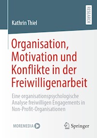 Organisation, Motivation und Konflikte in der Freiwilligenarbeit - Kathrin Thiel - E-Book