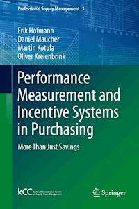 Performance Measurement and Incentive Systems in Purchasing - Erik Hofmann - E-Book