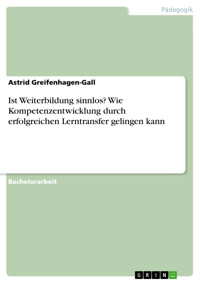 Ist Weiterbildung sinnlos? Wie Kompetenzentwicklung durch erfolgreichen Lerntransfer gelingen kann - Astrid Greifenhagen-Gall - E-Book