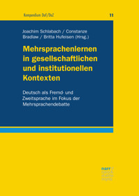 Mehrsprachenlernen in gesellschaftlichen und institutionellen Kontexten -  - E-Book