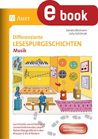 Differenzierte Lesespurgeschichten Musik - Sandra Blomann - E-Book