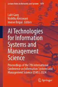 AI Technologies for Information Systems and Management Science -  - E-Book