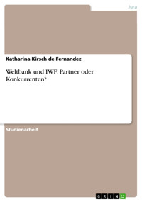 Weltbank und IWF: Partner oder Konkurrenten? - Katharina Kirsch de Fernandez - E-Book