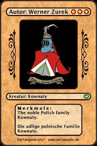 The noble Polish family Kownaty. Die adlige polnische Familie Kownaty. - Werner Zurek - E-Book