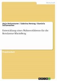 Entwicklung eines Mahnverfahrens für die Rendantur RheinBerg - Anja Heinemann - E-Book