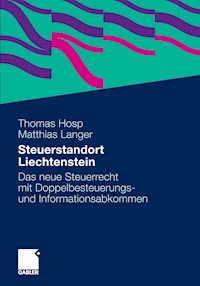 Steuerstandort Liechtenstein - Thomas Hosp LL.M. - E-Book