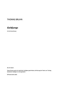 Goldjungs - Thomas Bruhn - E-Book