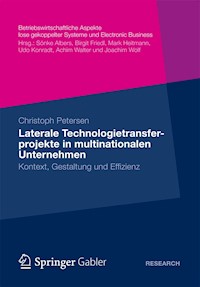 Laterale Technologietransferprojekte in multinationalen Unternehmen - Christoph Petersen - E-Book