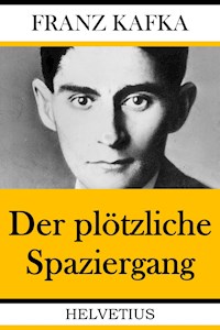 Der plötzliche Spaziergang - Franz  kafka - E-Book