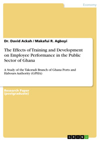 The Effects of Training and Development on Employee Performance in the Public Sector of Ghana - Dr. David Ackah - E-Book