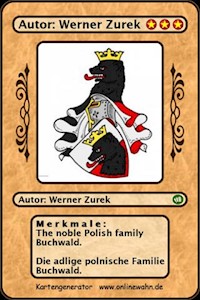 The noble Polish family Buchwald. Die adlige polnische Familie Buchwald. - Werner Zurek - E-Book