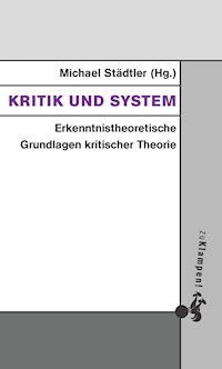 Kritik und System -  - E-Book